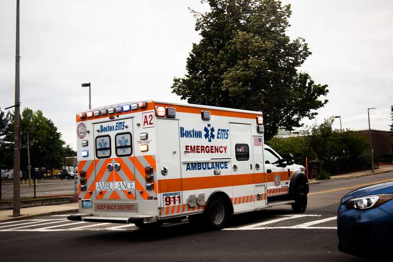 Boston EMS Ambulance In Action