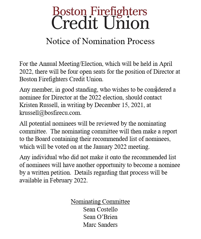 November Notice to all members November Notice to all members